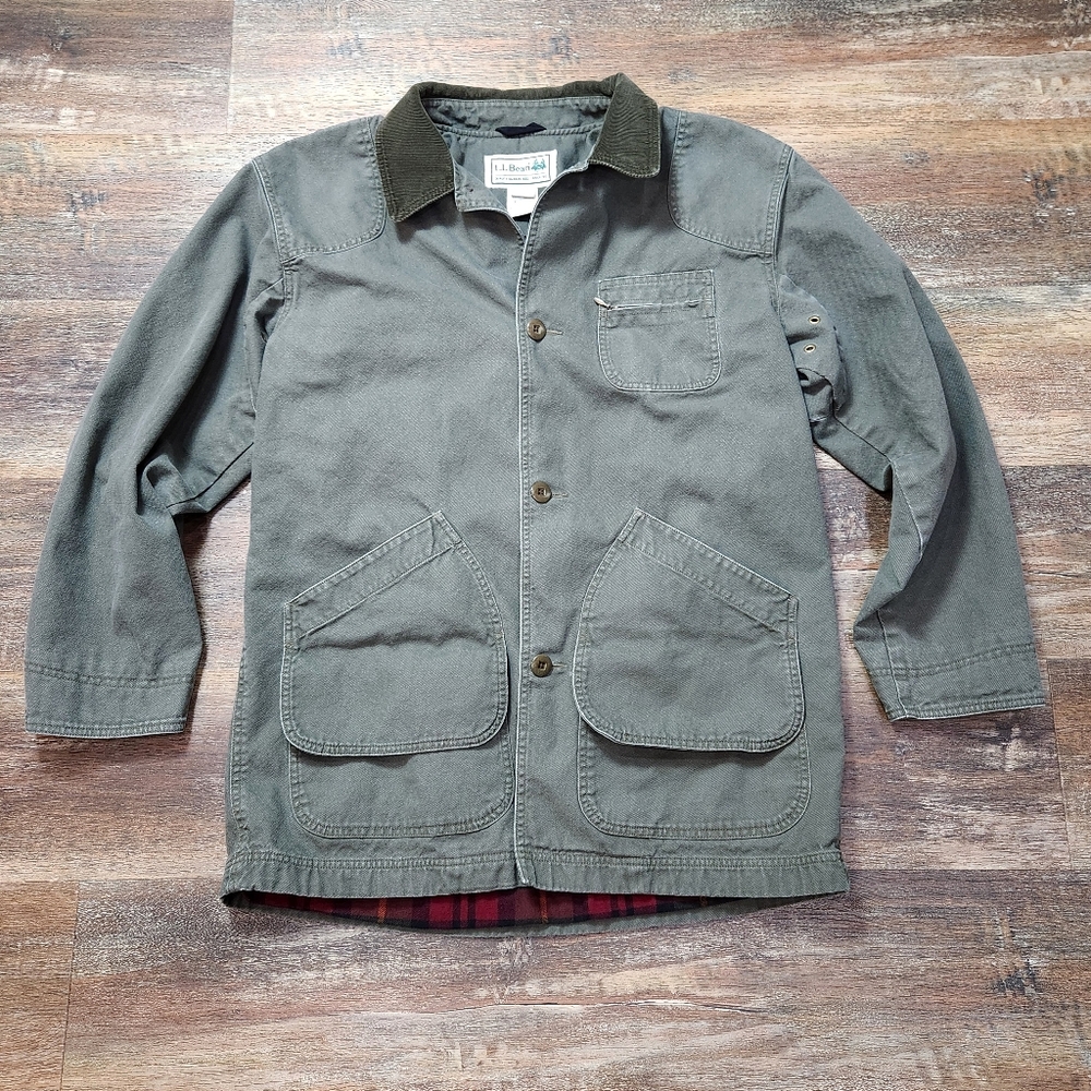 L.L.BEAN Men's ORIGINAL FIELD COAT, COTTON-LINED SIZE LARGE TALL